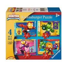 Iron Man & His Awesome Friends 4 in a Box Jigsaw Puzzles